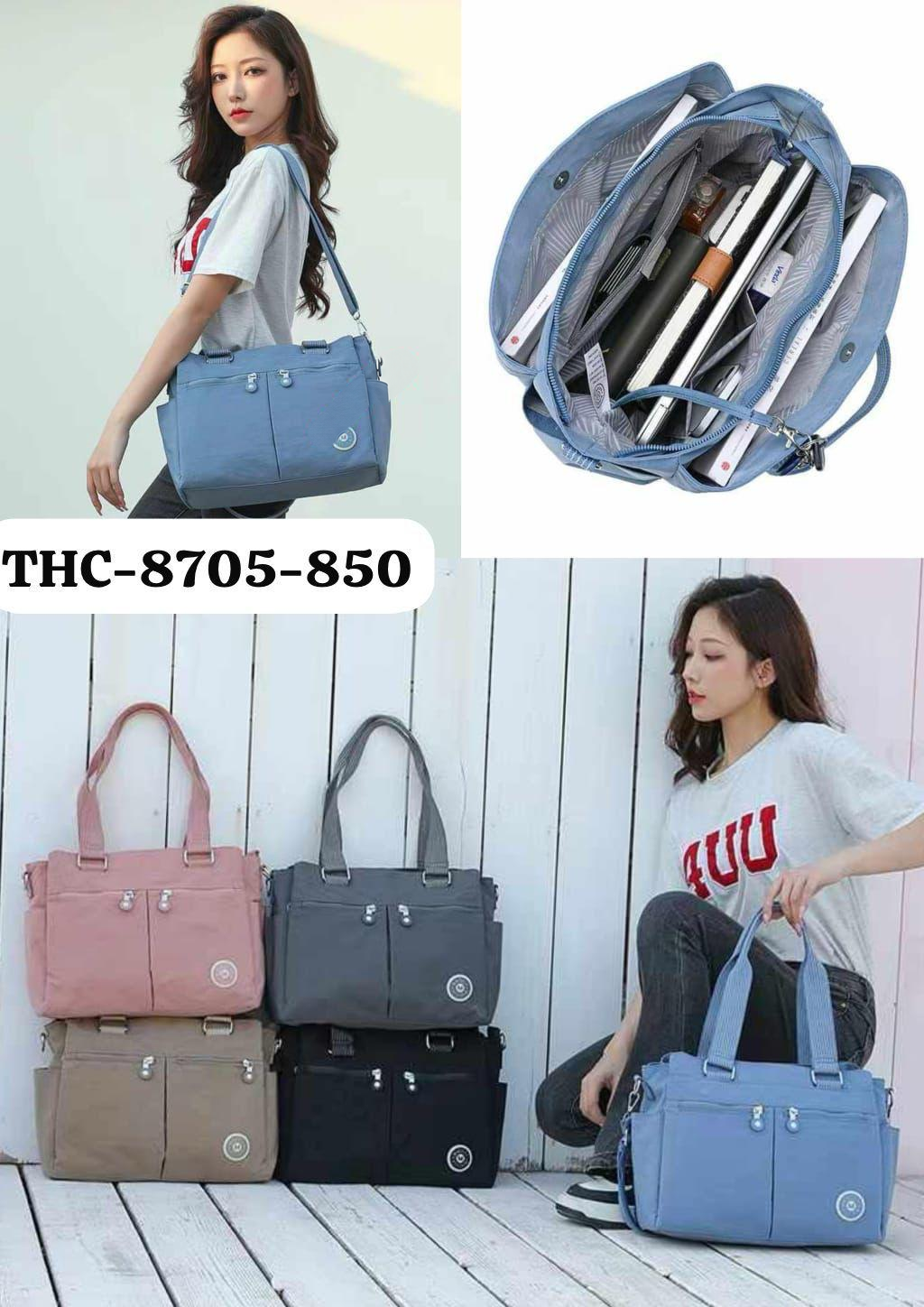 Multi-Pocket Nylon Tote · THC-8705